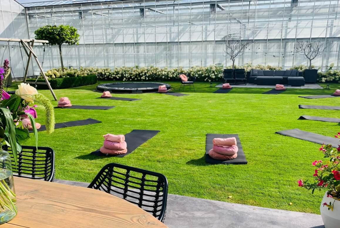 yoga buiten
