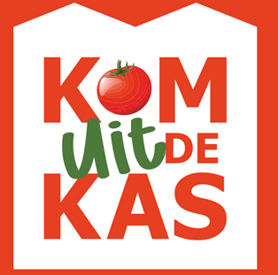 Kom uit de kas logo